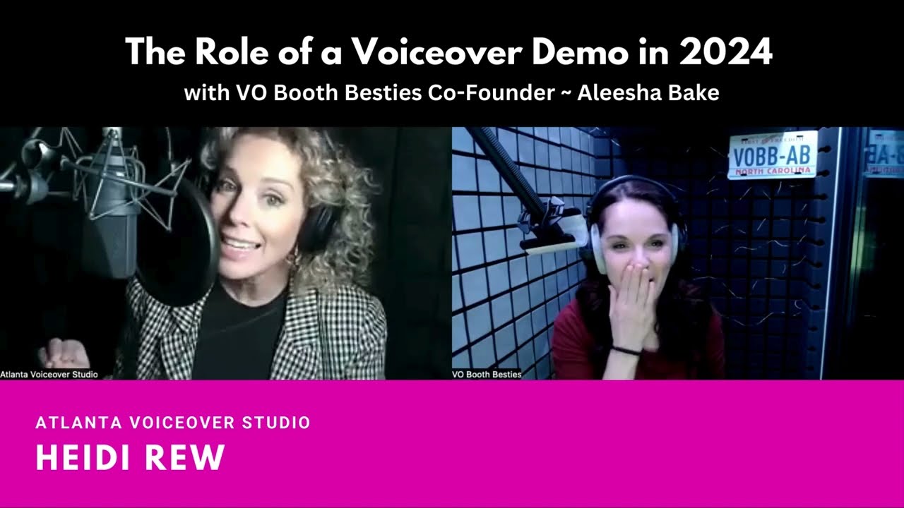 Interview with Voiceover Demo Producer: Heidi Rew ~ Atlanta Voiceover Studio