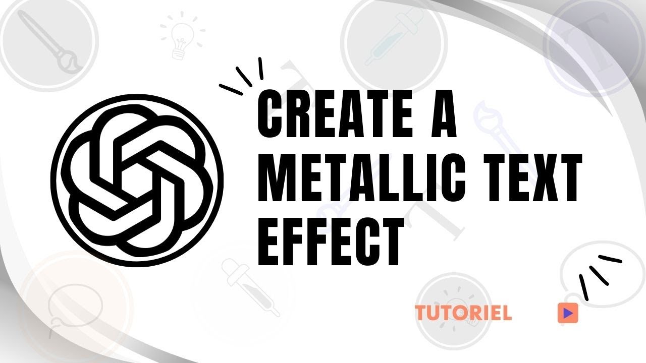 How to create a metallic text effect on ChatGPT