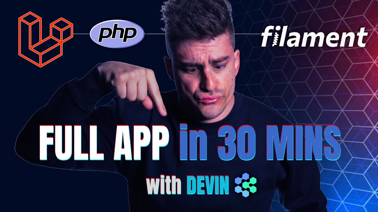 Полное приложение за 30 минут с Devin, AI, Laravel, Filament и другими