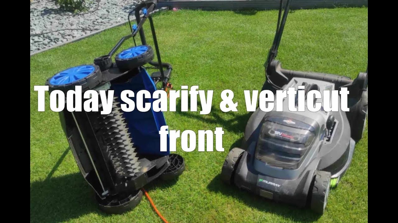 29.06.23 cut & verticut  #lawn #lawncare #Verticutter #cassette for #Hyundai #HYSC1800E link below
