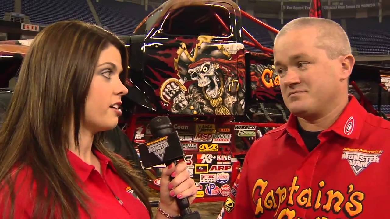 Monster Jam - Captain's Curse Monster Truck Driver Alex Blackwell in Minneapolis