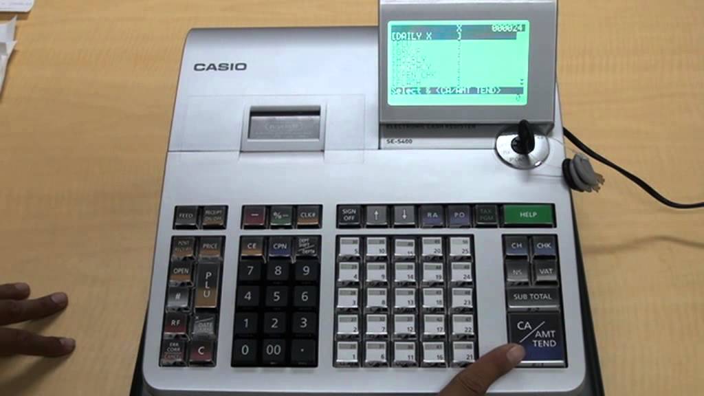 Casio SE-S400 : Baca laporan x