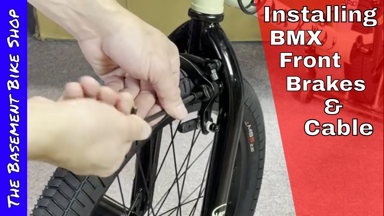 Installing a Front Brake and cable on a BMX Bike with a Gyro/Detangler