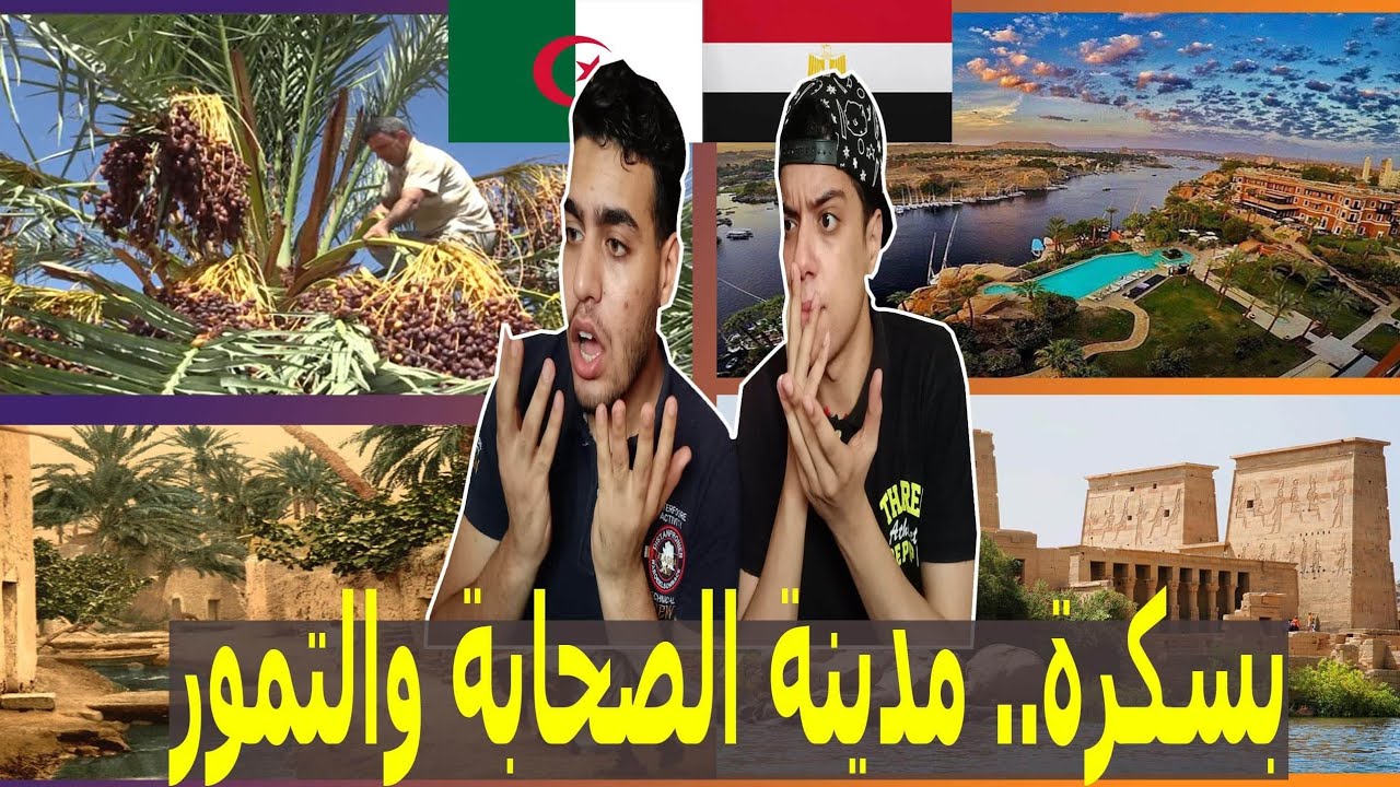 بسكرة الجزائرية وأسوان المصرية | ردة فعل مصريين علي روعة المدينتين