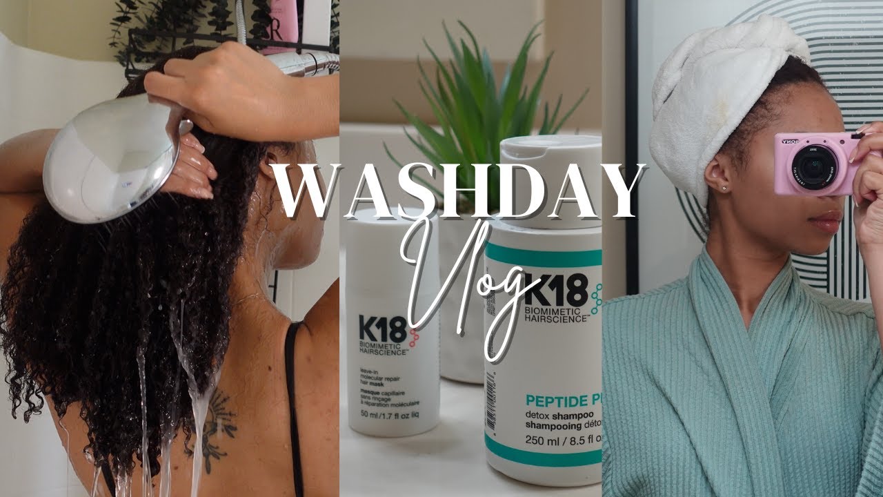 washday vlog #2 | detangling, fighting hair damage, + chit chat