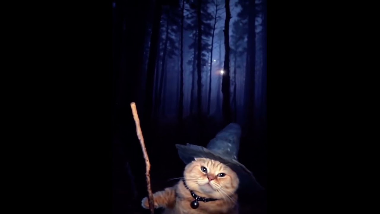 Cute Witch Cat 🥹 #shorts #cats