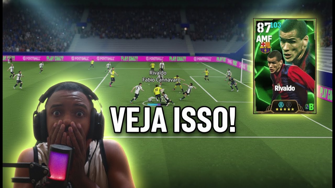 rivaldo acabou com a partida no #efootballmobile