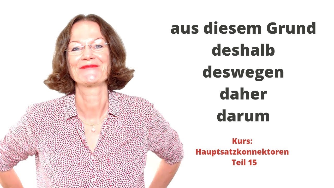 ᐅ Deutsche Konnektoren 15 (Hauptsätze verbinden): 