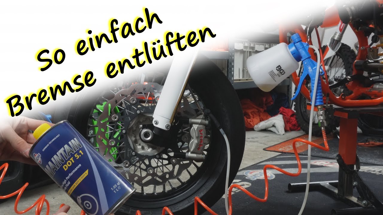 Bremse Fachmännisch entlüften // Bremsflüssigkeitswechsel // Tutorial // KTM SMR Projekt // Teil 5