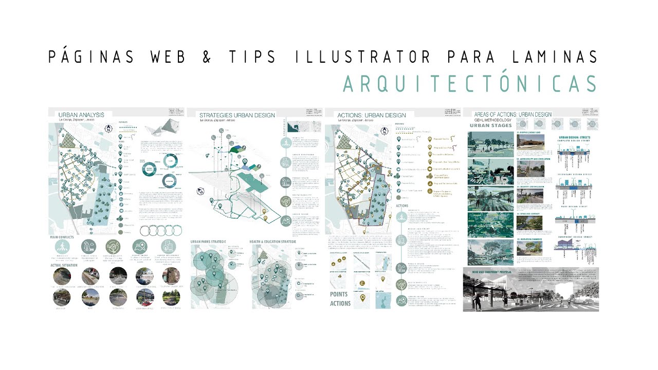 TIPS  PARA HACER LÁMINAS ARQUITECTÓNICAS EN ILLUSTRATOR