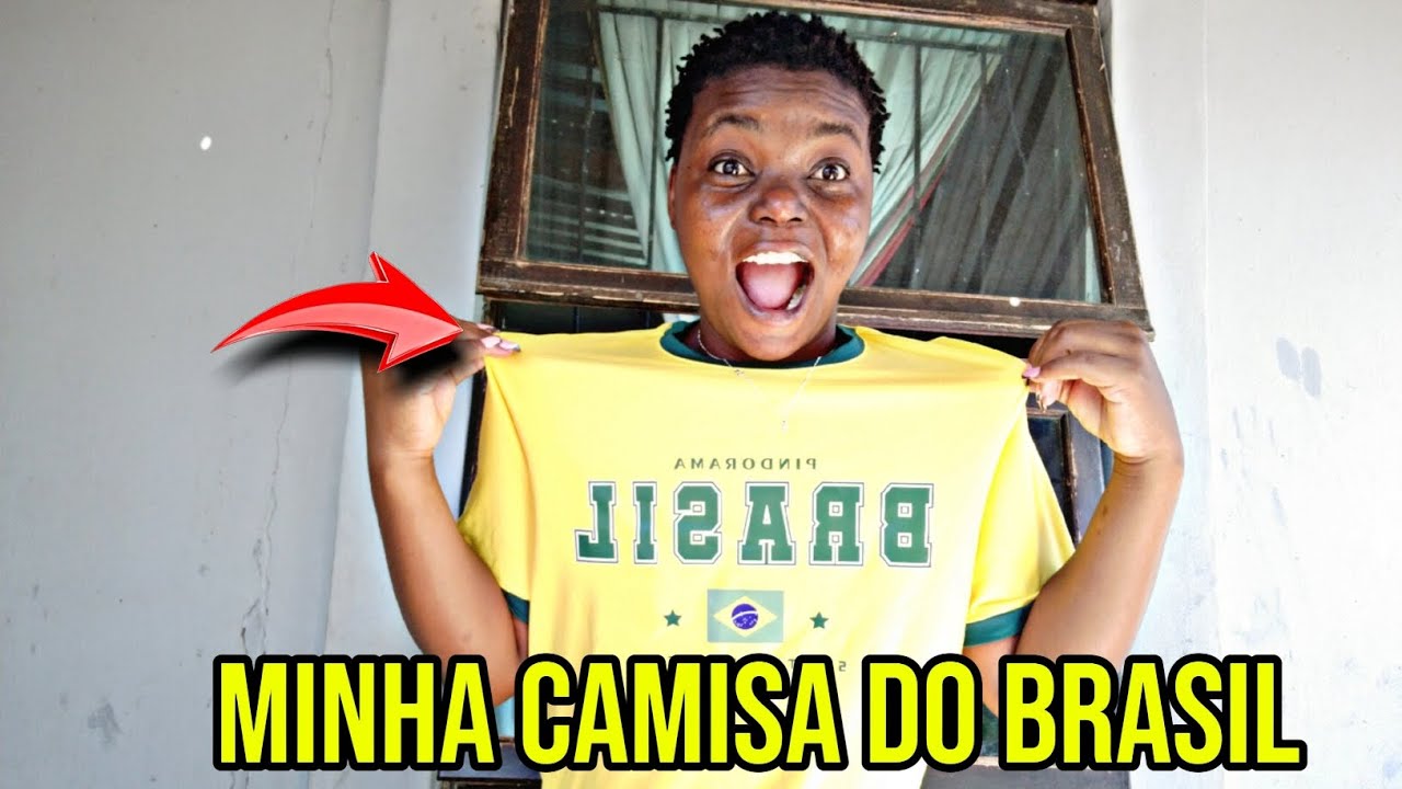 Olha o que chegou do Brasil 😍🇧🇷 | Camisa oficial  //#brasil #viral