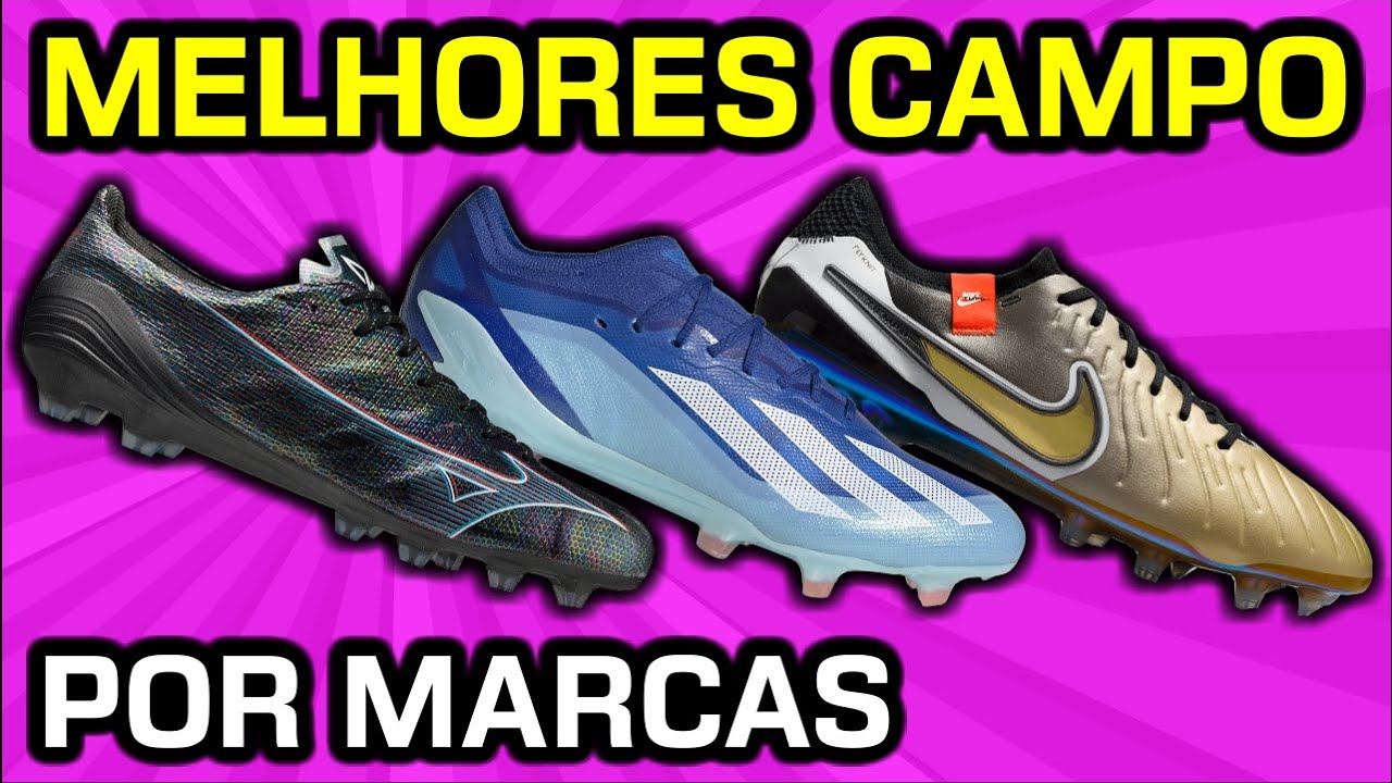 MELHORES chuteiras CAMPO por MARCAS - Black Friday Camisas e Chuteiras