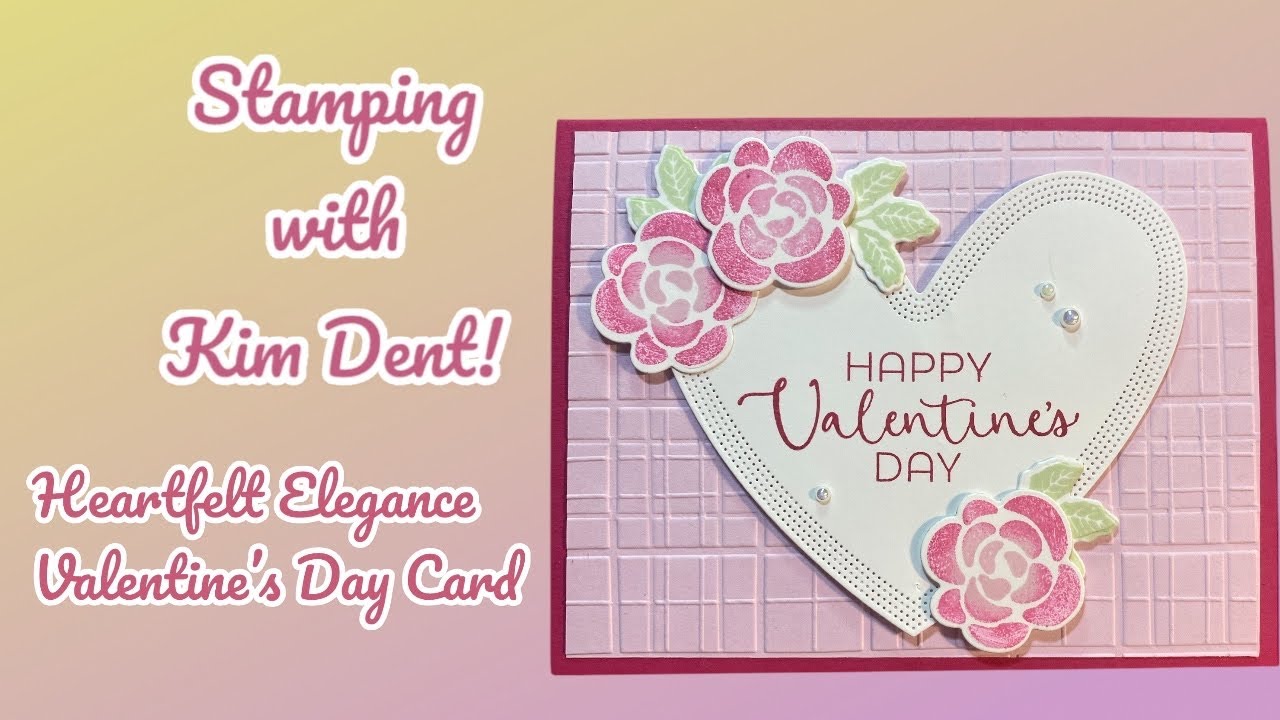 Sweet, Simple Valentine's Day Card from Stampin' Up's Online Exclusive, Heartfelt Elegance Bundle!