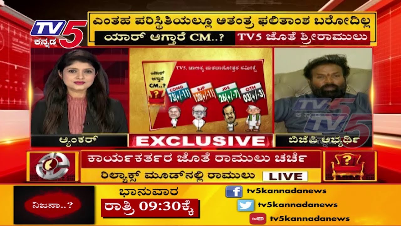 Sriramulu Exclusive Political Interview | TV5 Exclusive | TV5 Kannada