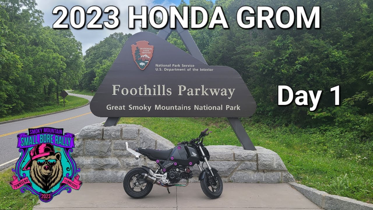 2023 Honda Grom - DAY 1 - Smoky Mountains - Foothill Parkway - Small Bore Rally