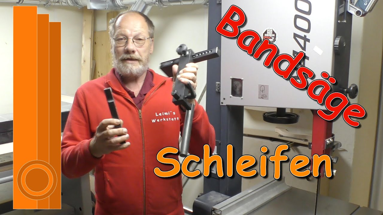 🔺So einfach montierst Du Dir die #Schleifeinrichtung 🔺#Bandsäge