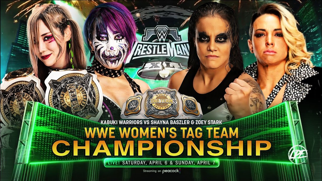 WWE 2K23 | Kabuki Warriors Vs Shayna Baszler & Zoey Stark - | WrestleMania 40