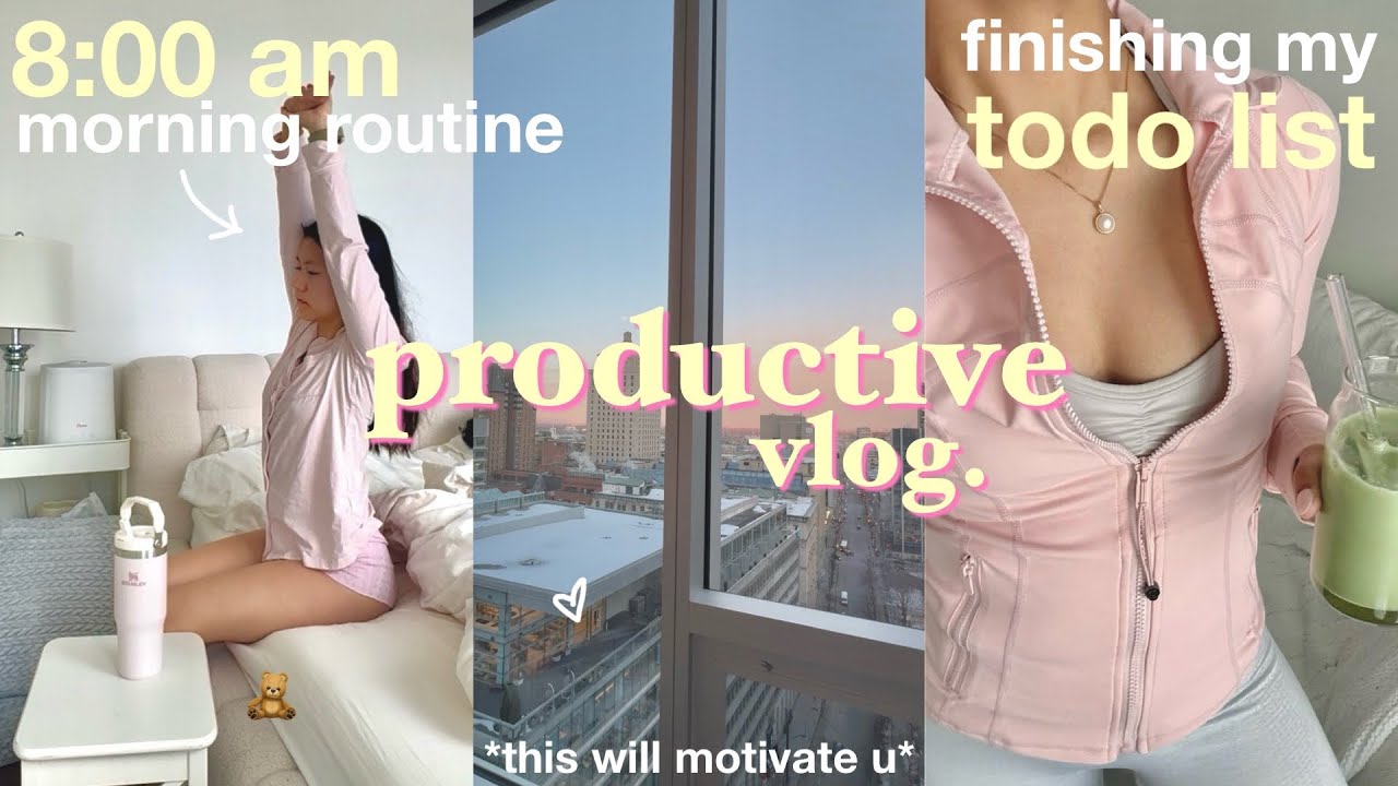 aesthetic vlog 🐰 *get motivated!* morning routine, getting my life together, prep & pack w/ me