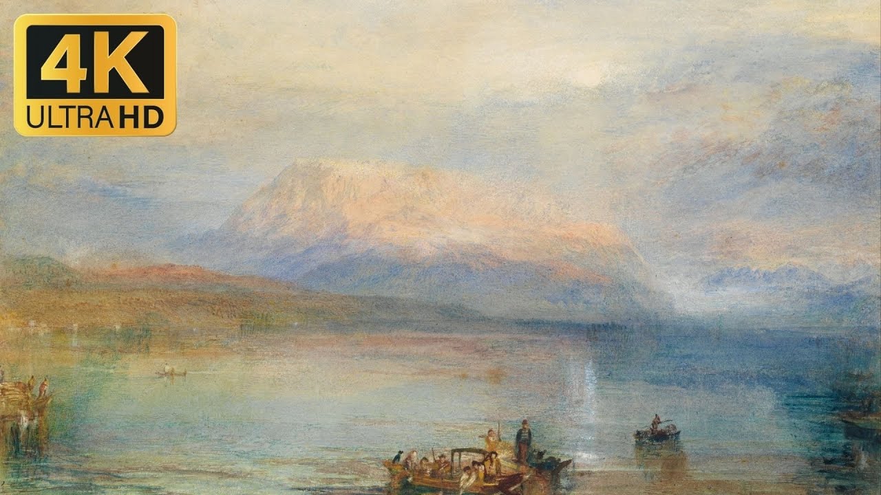 Turner Style Romantic Landscape | Calm Art Ambience for Relaxation (4K) Turner  Video