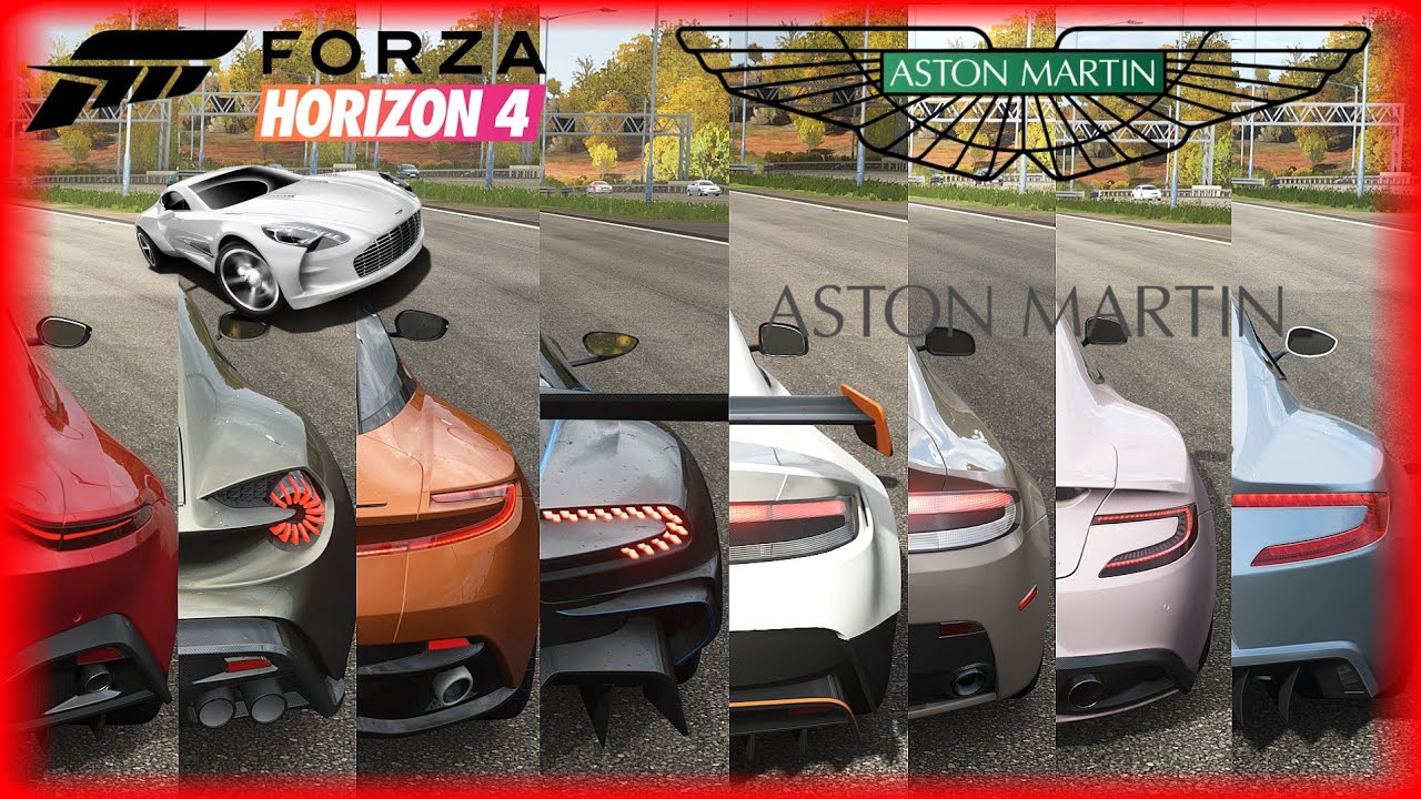 Top 10 Fastest Aston Martin Cars - Forza Horizon 4 | Top Speed Battle