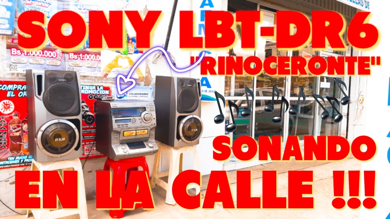 TREMENDO SONIDO‼️🤩🔊SONY LBT-DR6 sonando EN LA CALLE‼️🦆TEST DE SONIDO EN LUGAR ABIERTO 