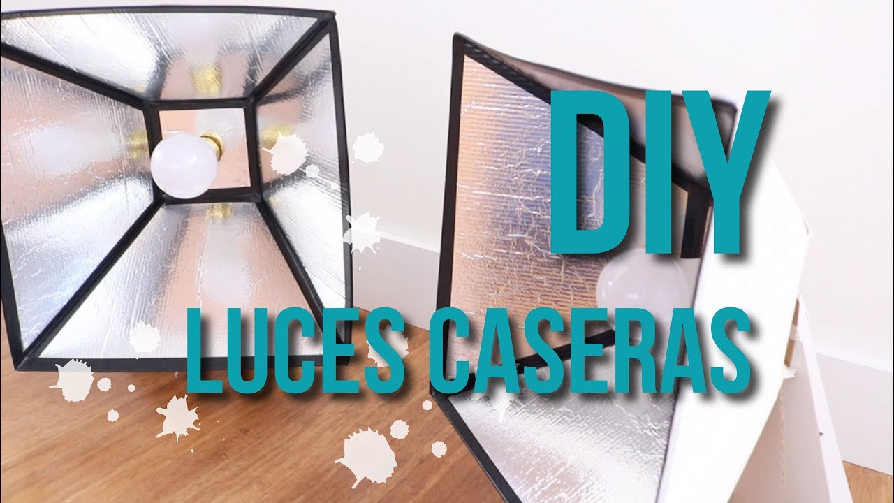 Como hacer luces caseras para foto o video en 10 simples pasos