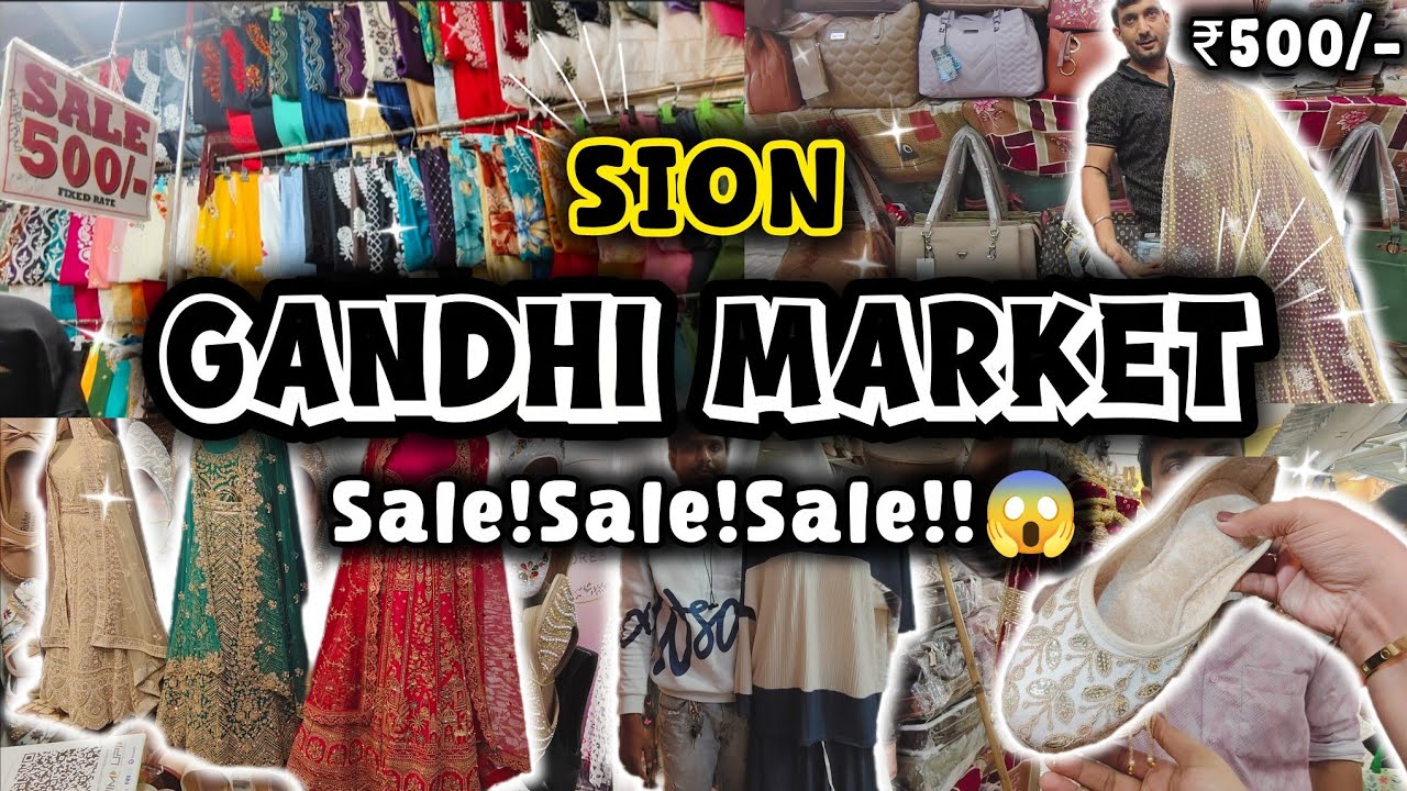 Gandhi Market of Sion💥| Best Market for Wedding Collection in Mumbai😱| #viral #viralvideo