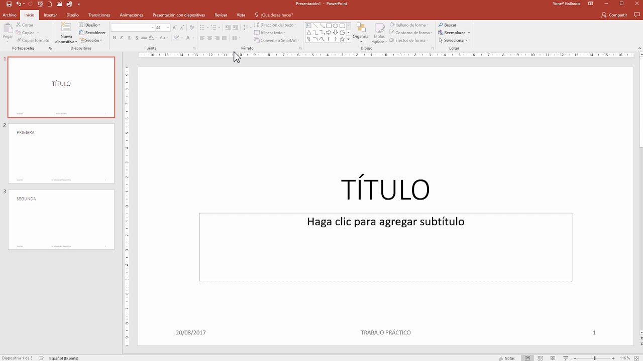 Cómo poner un encabezado y pie pagina en PowerPoint
