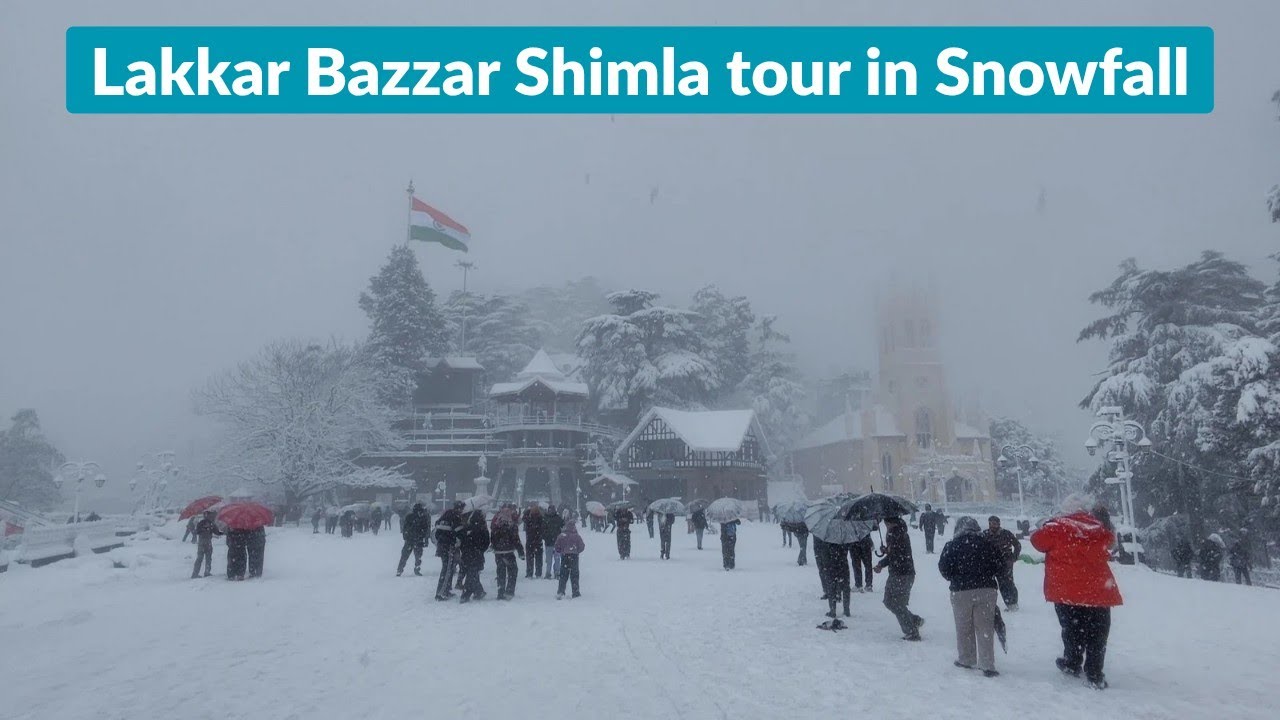 Lakkar Bazzar Shimla in Snowfall | Shimla Tourist Places | Shimla Snowfall Vlog