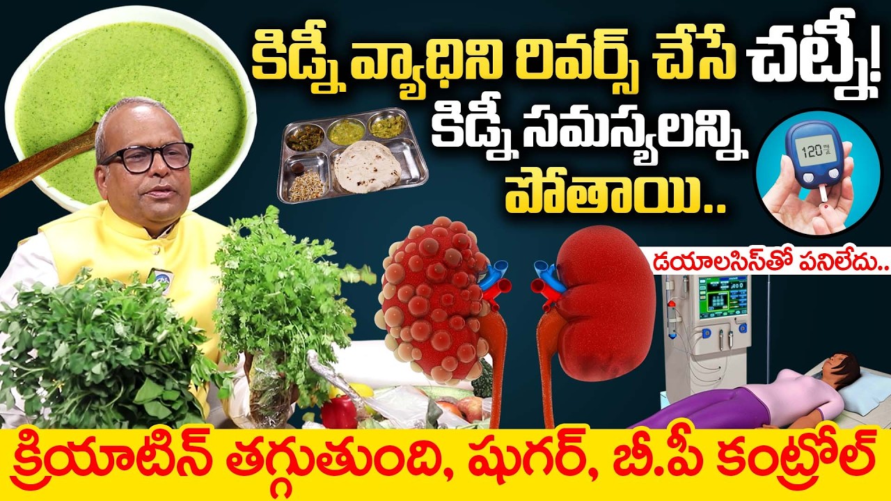 Foods To REVERSE Kidney Damage | Diet for Kidney Disease in Telugu | Dr. G. Srinivas Gupta | iDream