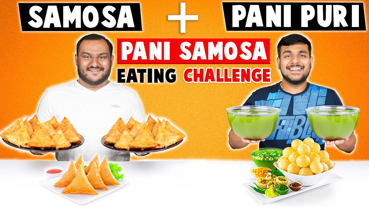 PANI SAMOSA EATING CHALLENGE | Golgappa Challenge | Pani Puri Eating Competition | Viwa Food World