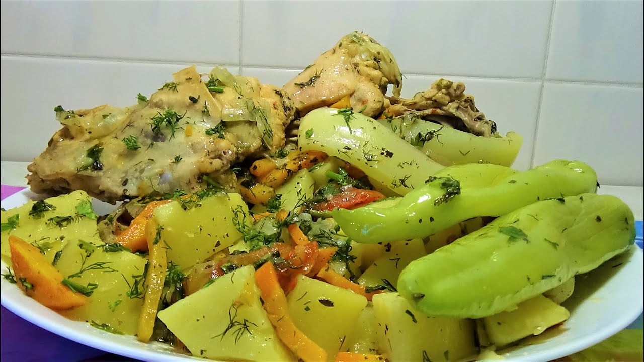 Куриные ножки с овощами по Армянски слюнки потекут