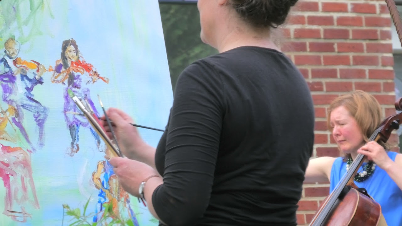 Impression from Concert 21 Garden concert with live painting (1)