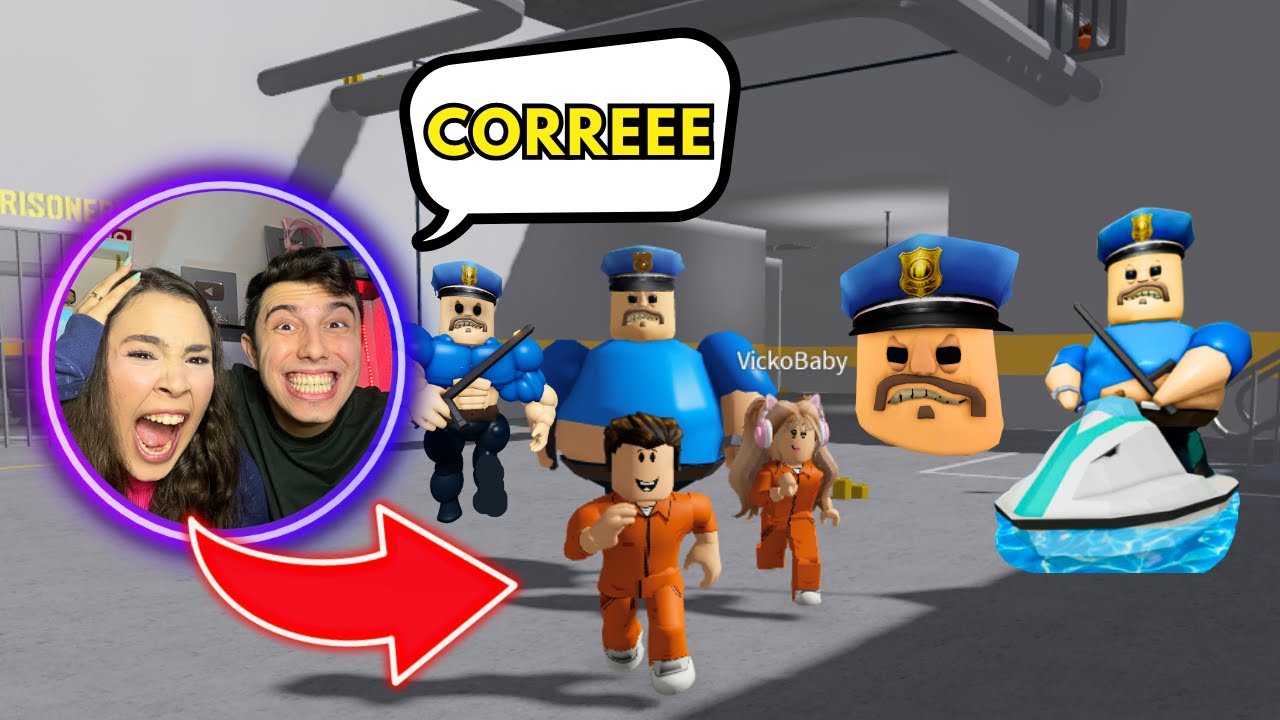 SUPER FUGA DA PRISÃO DO POLICIAL BARRY NO ROBLOX