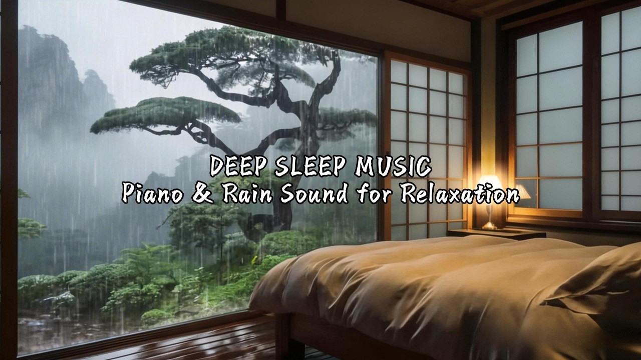 FALL INTO SLEEP INSTANTLY - Relaxing Sleep Music + Insomnia - Rain Sounds for Stress Relief, Anxiety