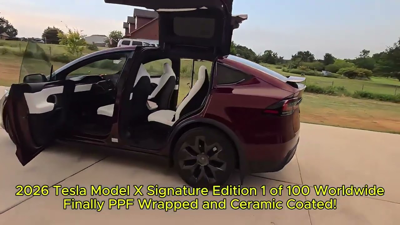 2026 Tesla Model X Signature Edition PPF Wrapped and Ceramic Coated Finally!