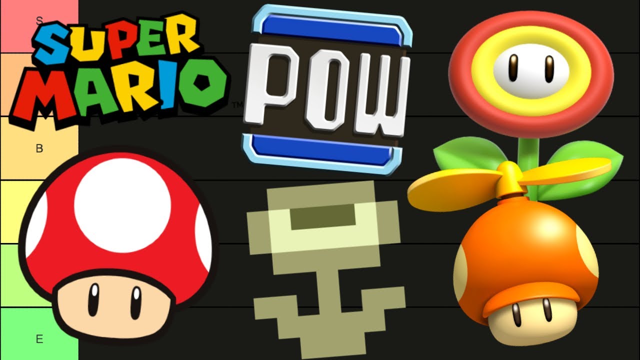 Mario Power Ups Tier List!