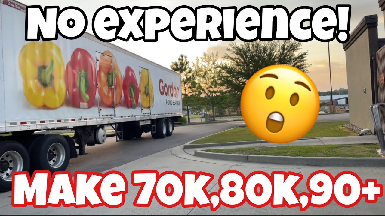 New truck drivers with 0 experience & NO degrees can potentially make 100K doing this job! #trucking