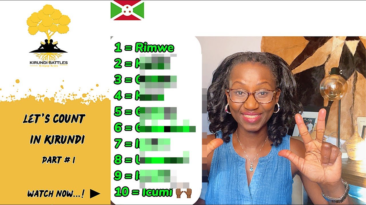 KIRUNDI: How to Count Part #1 .