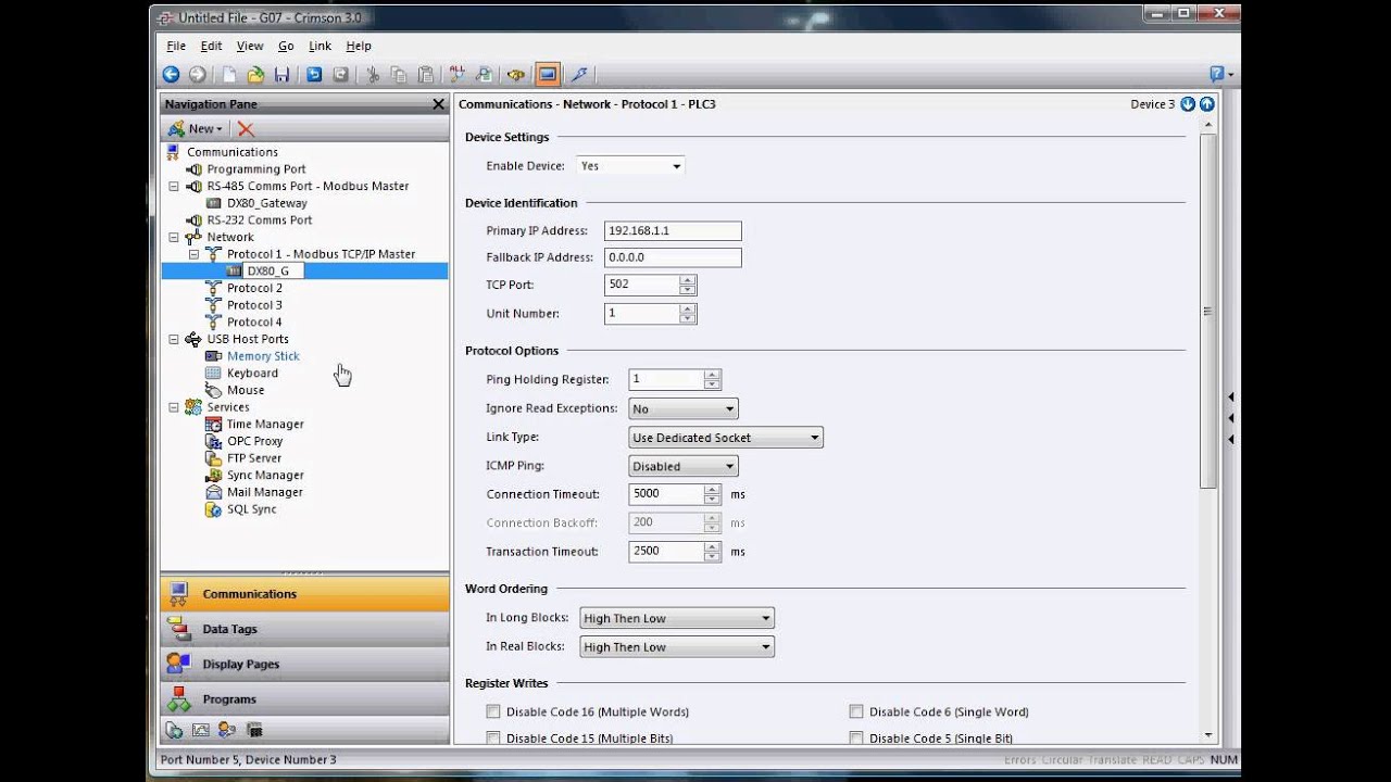 Modbus485 to ModbusTCP