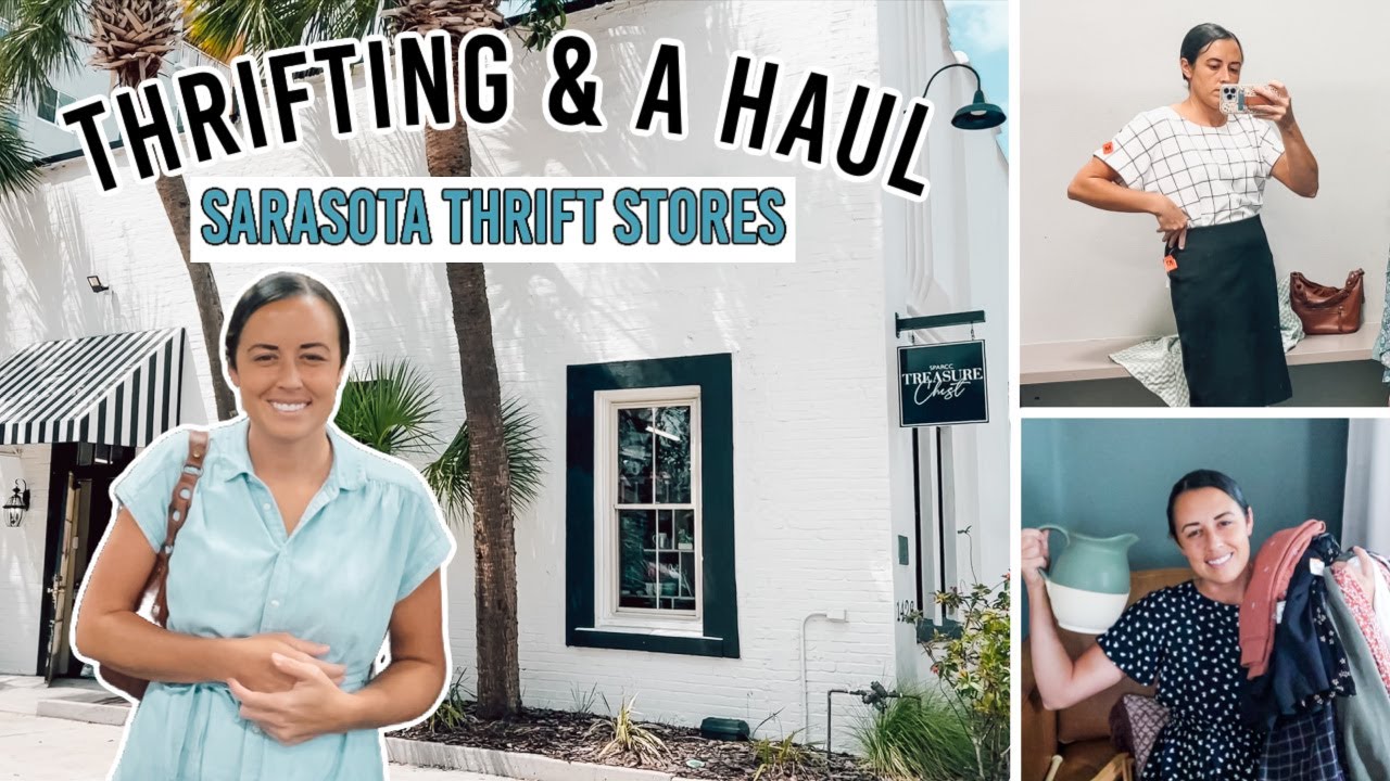 A FUN THRIFT HAUL |  THRIFTING IN STORES IN SARASOTA, FLORIDA | LYNETTE YODER