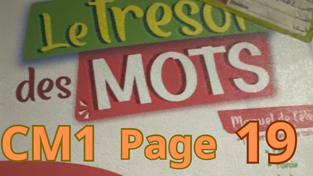 Le trésor des mots Production d’écrit. Faire le portrait physique page 19