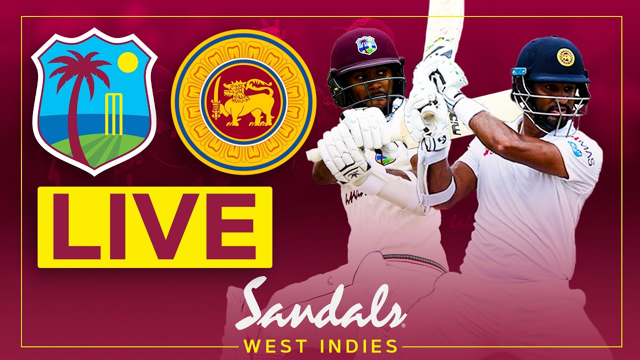🔴LIVE | West Indies v Sri Lanka | 1st Test Day 4 | Sandals Test Series