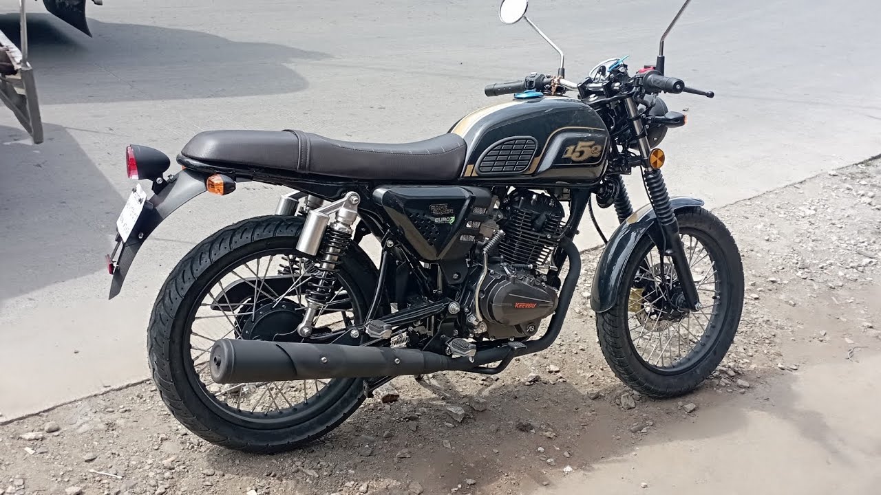 Euro Keeway Cafe Racer 152 From Stock Upgrade into Fat Handle Bar