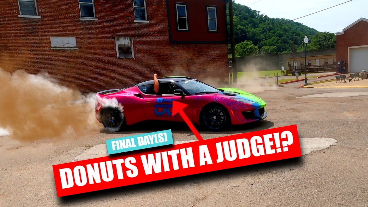 DONUTS AND DRIFTING WITH AN OFFICIAL JUDGE! - Revo Rally Finally