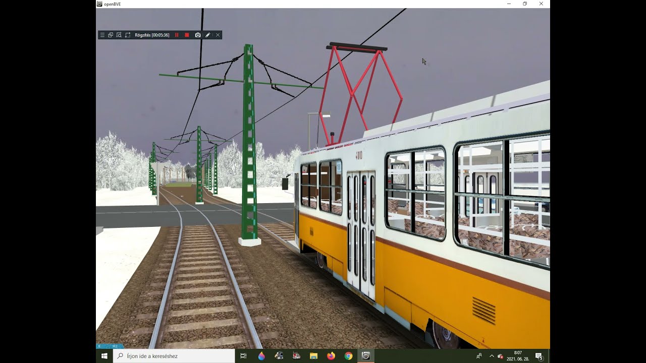 OpenBVE: Budapest tram line 14: ČKD Tatra T5C5