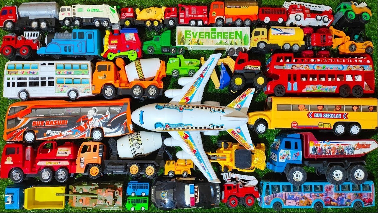 Mobil Mobilan Truk Oleng , Mobil Truk Molen, Mobil Balap, Truk Pasir, Excavator, Mobil Roket, Damkar