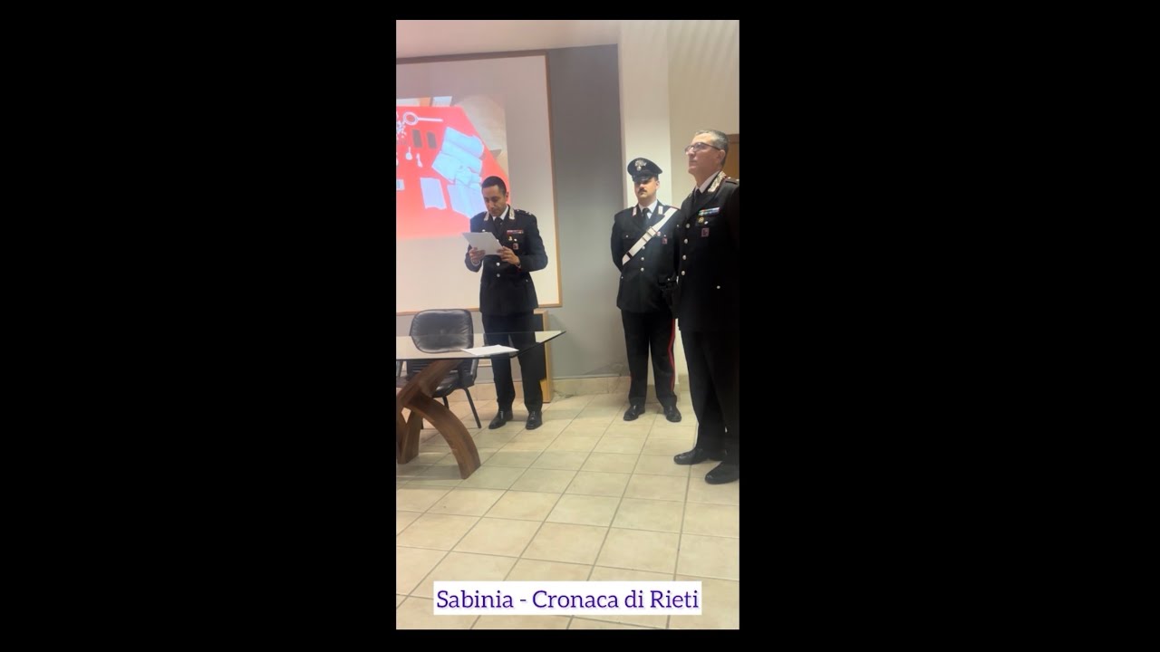 Operazioni Antidroga - Conferenza Stampa Carabinieri Rieti 01-12-2025