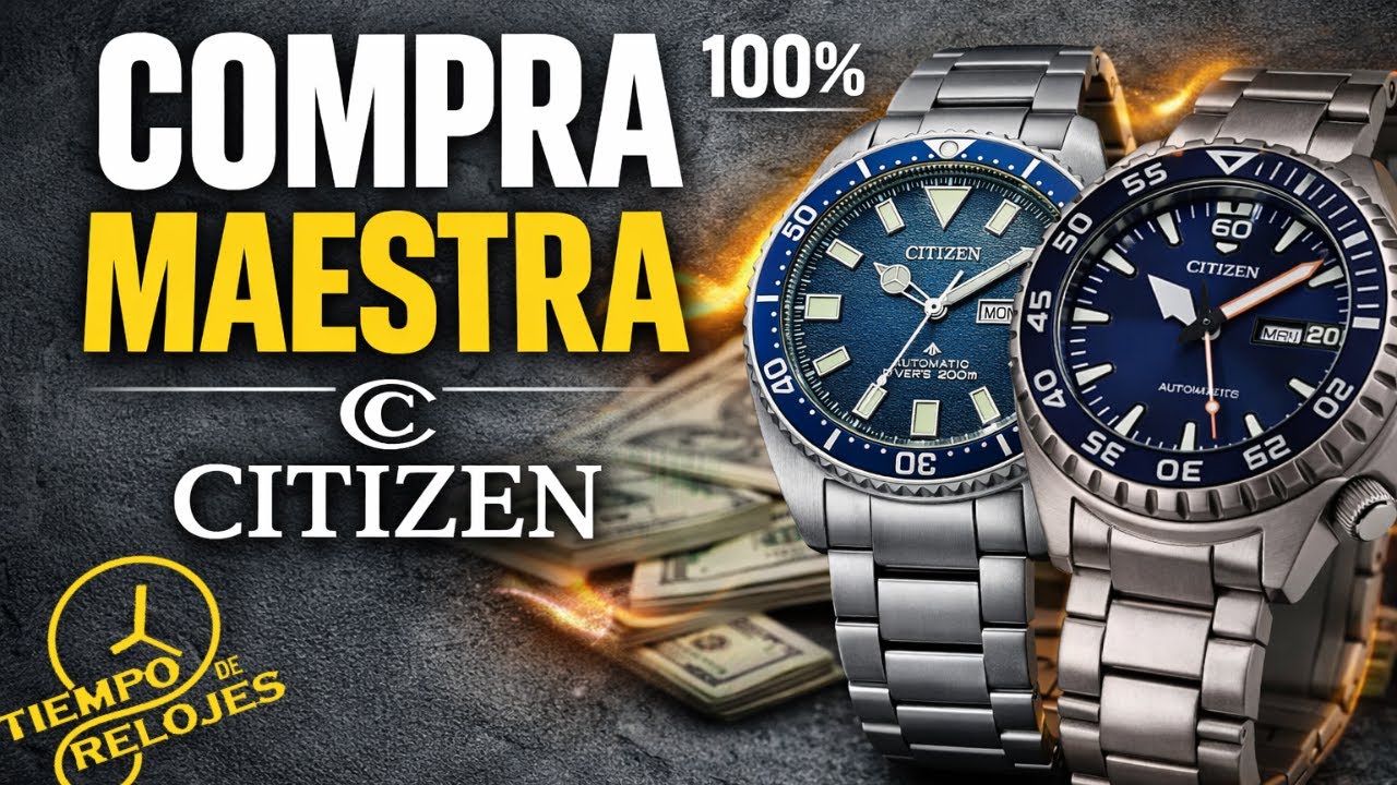 Estos relojes explican por qu&eacute; CITIZEN ofrece m&aacute;s por nuestro dinero💵