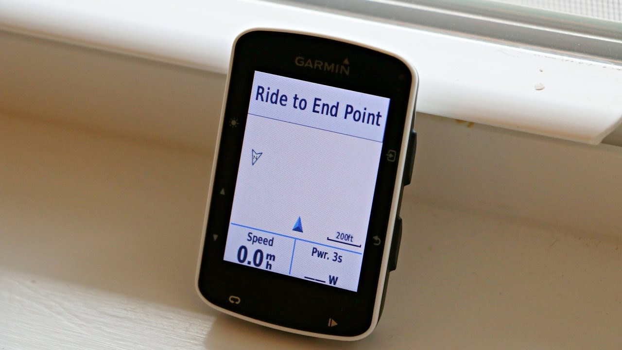 Garmin Edge 520: направление поворота с использованием GPS-навигатора